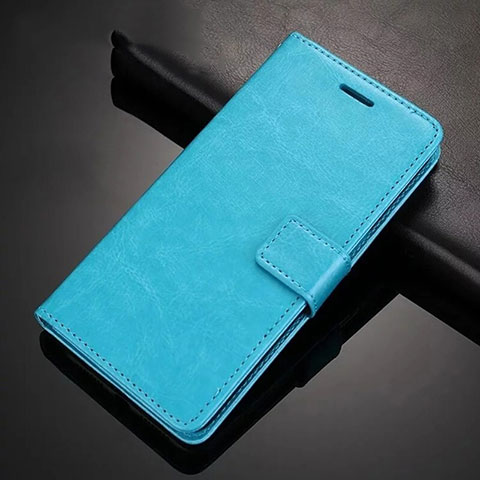 Xiaomi Redmi Note 8 (2021)用手帳型 レザーケース スタンド カバー T02 Xiaomi ブルー