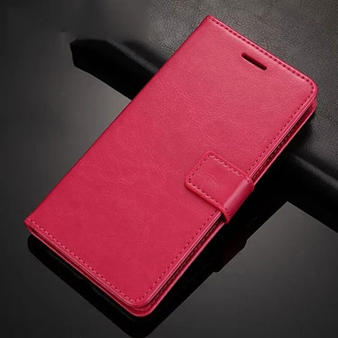 Xiaomi Redmi Note 8 (2021)用手帳型 レザーケース スタンド カバー T02 Xiaomi ローズレッド