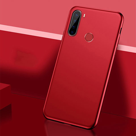 Xiaomi Redmi Note 8 (2021)用ハードケース プラスチック 質感もマット カバー P01 Xiaomi レッド