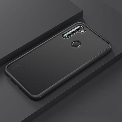 Xiaomi Redmi Note 8 (2021)用ハイブリットバンパーケース プラスチック 兼シリコーン カバー R03 Xiaomi ブラック