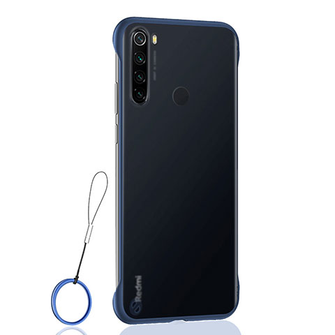 Xiaomi Redmi Note 8 (2021)用ハードカバー クリスタル クリア透明 S02 Xiaomi ネイビー