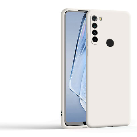 Xiaomi Redmi Note 8 (2021)用360度 フルカバー極薄ソフトケース シリコンケース 耐衝撃 全面保護 バンパー YK4 Xiaomi ホワイト