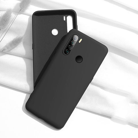 Xiaomi Redmi Note 8用360度 フルカバー極薄ソフトケース シリコンケース 耐衝撃 全面保護 バンパー C02 Xiaomi ブラック