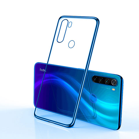 Xiaomi Redmi Note 8用極薄ソフトケース シリコンケース 耐衝撃 全面保護 クリア透明 H02 Xiaomi ネイビー