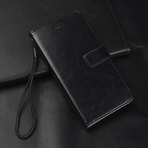 Xiaomi Redmi Note 8 Pro用手帳型 レザーケース スタンド カバー T02 Xiaomi ブラック