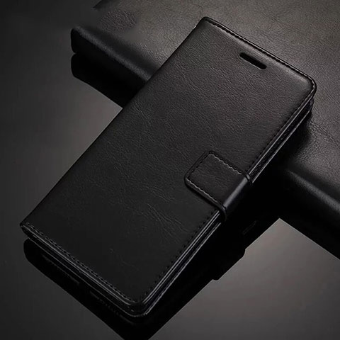 Xiaomi Redmi Note 8T用手帳型 レザーケース スタンド カバー T02 Xiaomi ブラック