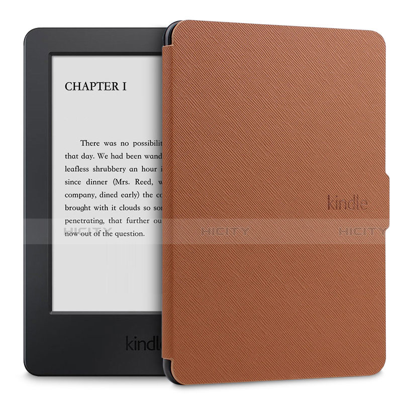 Amazon Kindle Paperwhite 6 inch用手帳型 レザーケース スタンド カバー L02 Amazon ブラウン
