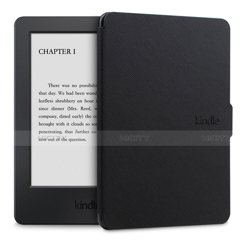 Amazon Kindle Paperwhite 6 inch用手帳型 レザーケース スタンド カバー L02 Amazon ブラック