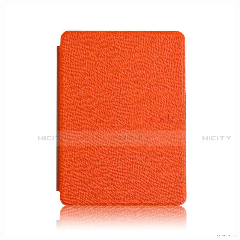 Amazon Kindle Paperwhite 6 inch用手帳型 レザーケース スタンド カバー L05 Amazon オレンジ