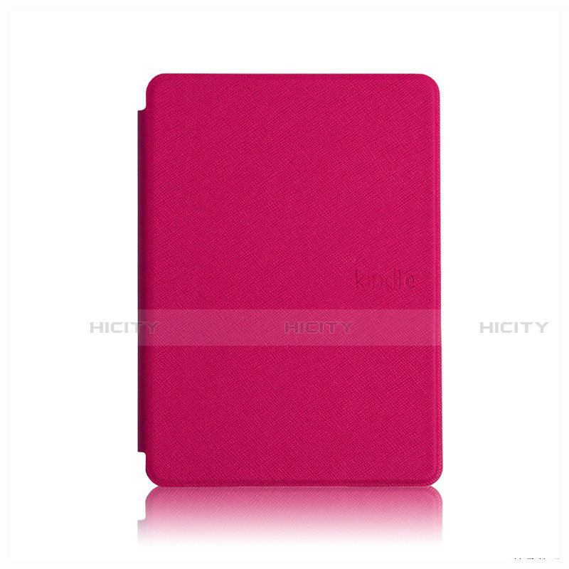 Amazon Kindle Paperwhite 6 inch用手帳型 レザーケース スタンド カバー L05 Amazon ローズレッド