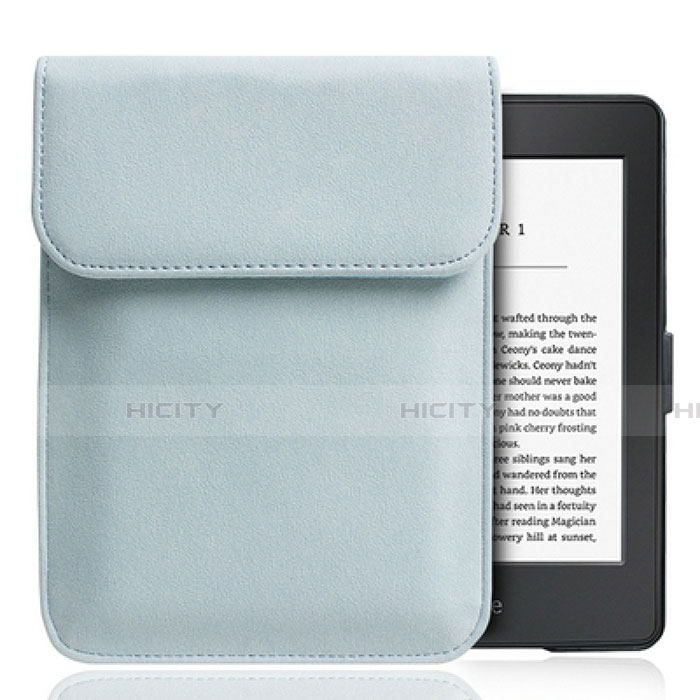 Amazon Kindle Paperwhite 6 inch用高品質ソフトベルベットポーチバッグ ケース S01 Amazon ブルー