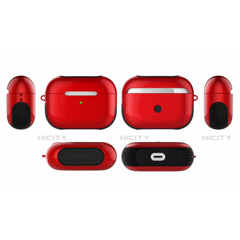 Apple AirPods Pro用ハイブリットバンパーケース プラスチック 兼シリコーン カバー U01 アップル 