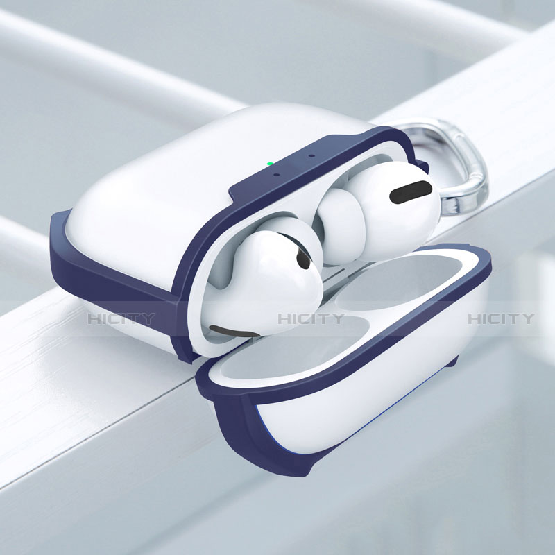 Apple AirPods Pro用ハイブリットバンパーケース プラスチック 兼シリコーン カバー U02 アップル 