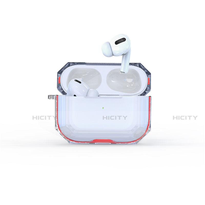 Apple AirPods Pro用ハードカバー クリスタル クリア透明 H01 アップル 
