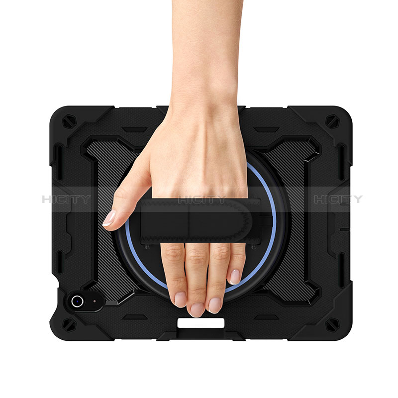 Apple iPad 10.9 (2022)用ハイブリットバンパーケース スタンド プラスチック 兼シリコーン カバー L02 アップル 