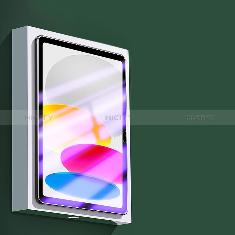 Apple iPad 10.9 (2022)用アンチグレア ブルーライト 強化ガラス 液晶保護フィルム Z01 アップル クリア