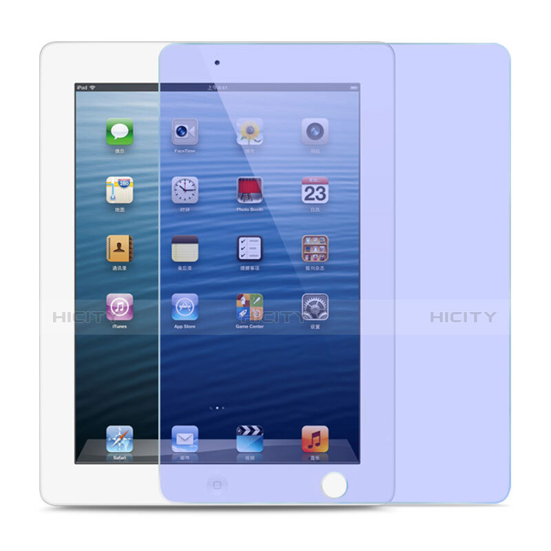 Apple iPad 2用アンチグレア ブルーライト 強化ガラス 液晶保護フィルム アップル ネイビー