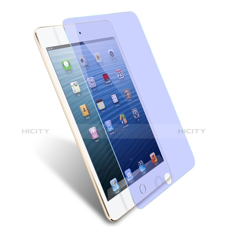 Apple iPad 3用アンチグレア ブルーライト 強化ガラス 液晶保護フィルム アップル ネイビー