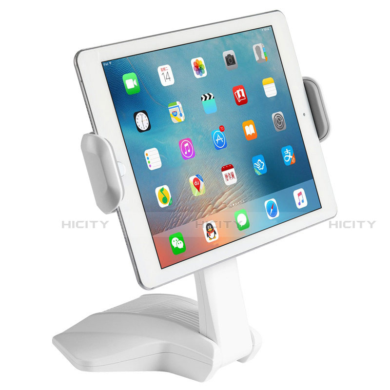 Apple iPad 3用スタンドタイプのタブレット クリップ式 フレキシブル仕様 K03 アップル ホワイト