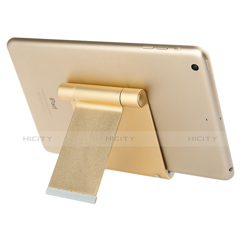 Apple iPad 3用スタンドタイプのタブレット ホルダー ユニバーサル T27 アップル ゴールド