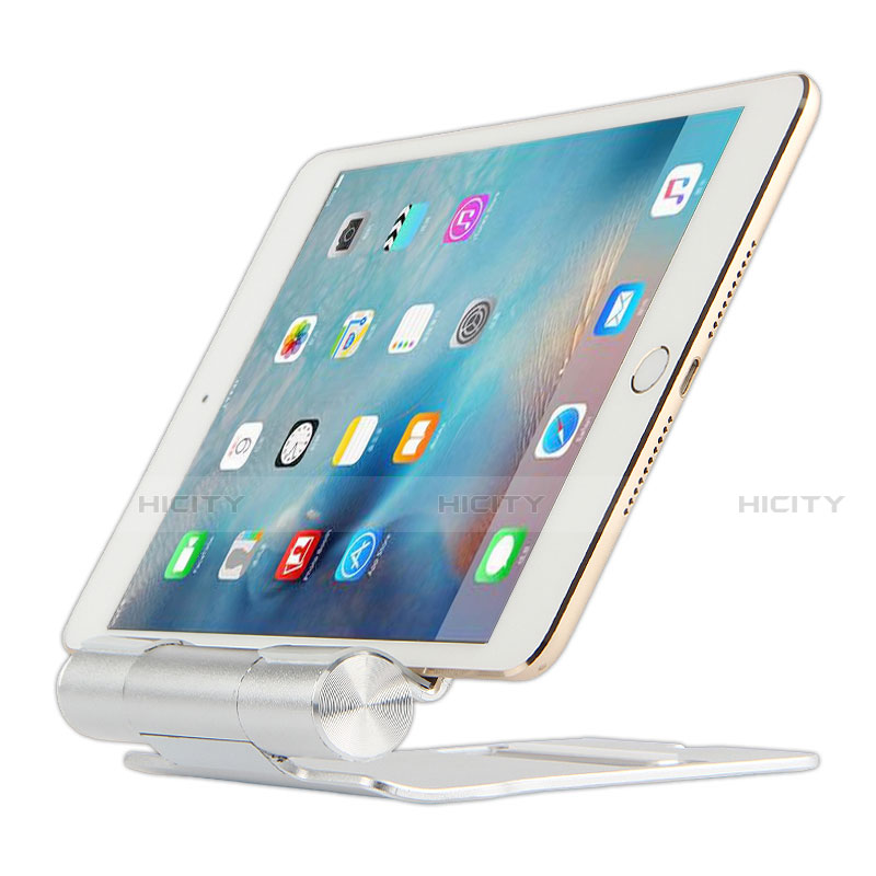 Apple iPad 4用スタンドタイプのタブレット クリップ式 フレキシブル仕様 K14 アップル シルバー