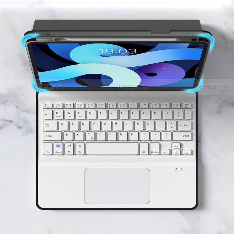 Apple iPad Air 10.9 (2020)用手帳型 レザーケース スタンド アンド キーボード アップル 