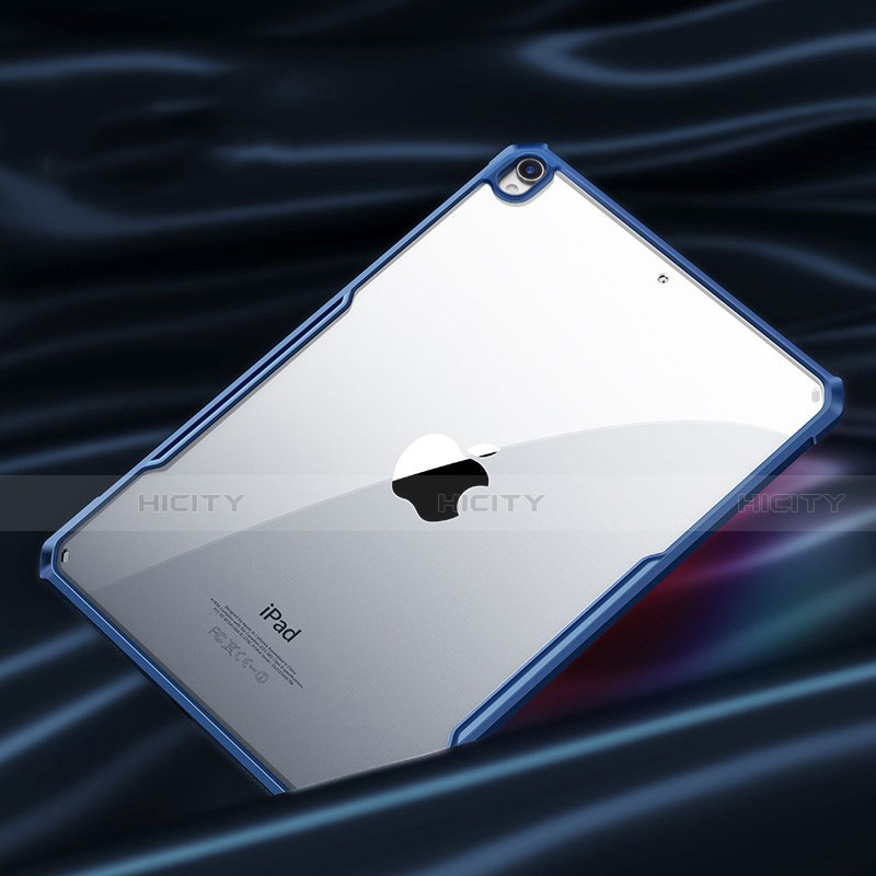 Apple iPad Air 10.9 (2020)用ハイブリットバンパーケース クリア透明 プラスチック 鏡面 カバー アップル 
