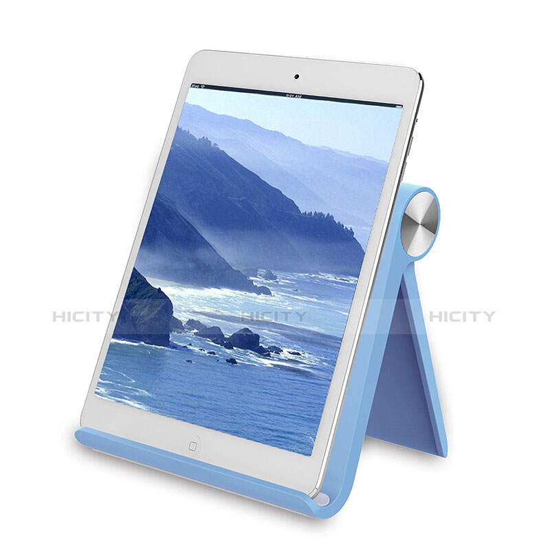 Apple iPad Air 10.9 (2020)用スタンドタイプのタブレット ホルダー ユニバーサル T28 アップル ブルー