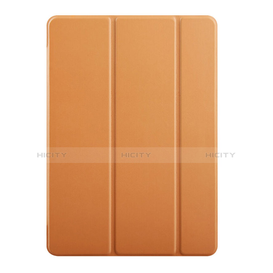 Apple iPad Air 2用手帳型 レザーケース スタンド アップル ブラウン