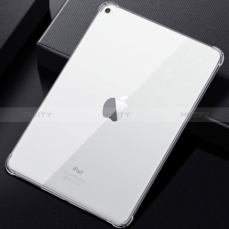 Apple iPad Air 2用極薄ソフトケース シリコンケース 耐衝撃 全面保護 クリア透明 T03 アップル クリア