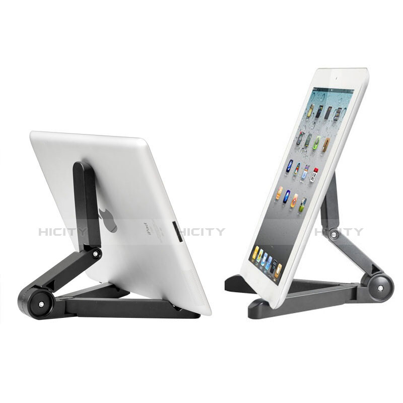 Apple iPad Air 2用スタンドタイプのタブレット ホルダー ユニバーサル T23 アップル ブラック