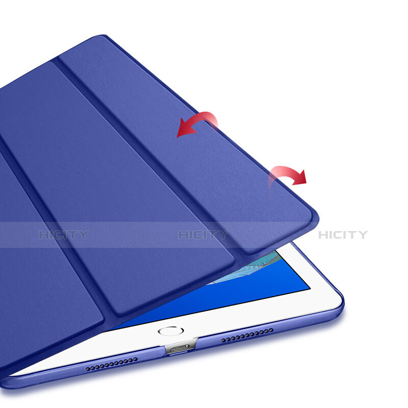 Apple iPad Air 3用手帳型 レザーケース スタンド L01 アップル ネイビー