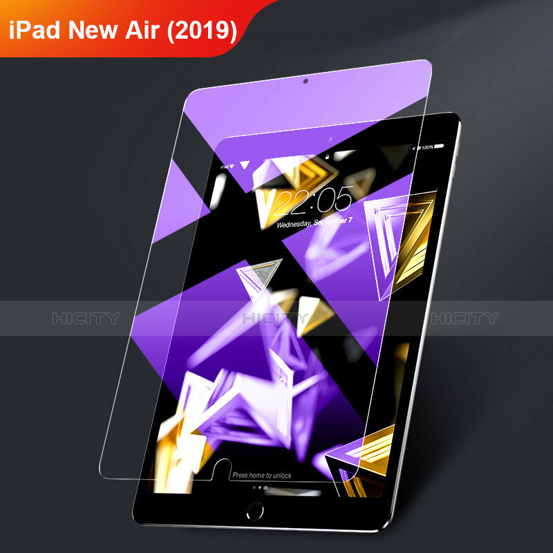 Apple iPad Air 3用アンチグレア ブルーライト 強化ガラス 液晶保護フィルム アップル クリア