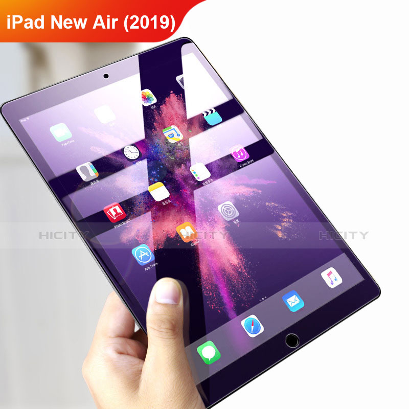 Apple iPad Air 3用アンチグレア ブルーライト 強化ガラス 液晶保護フィルム B01 アップル クリア