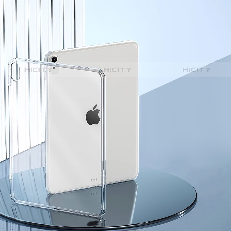 Apple iPad Air 4 10.9 (2020)用極薄ソフトケース シリコンケース 耐衝撃 全面保護 クリア透明 T05 アップル クリア