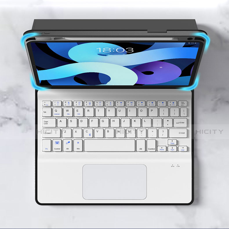 Apple iPad Air 4 10.9 (2020)用手帳型 レザーケース スタンド アンド キーボード アップル 