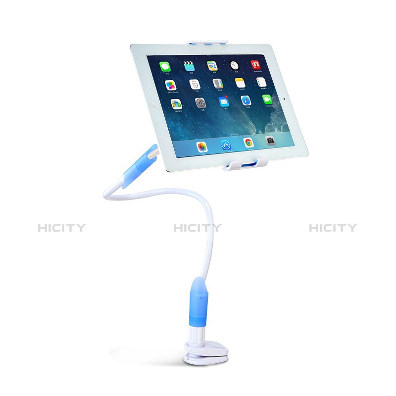 Apple iPad Air 4 10.9 (2020)用スタンドタイプのタブレット クリップ式 フレキシブル仕様 T41 アップル ブルー