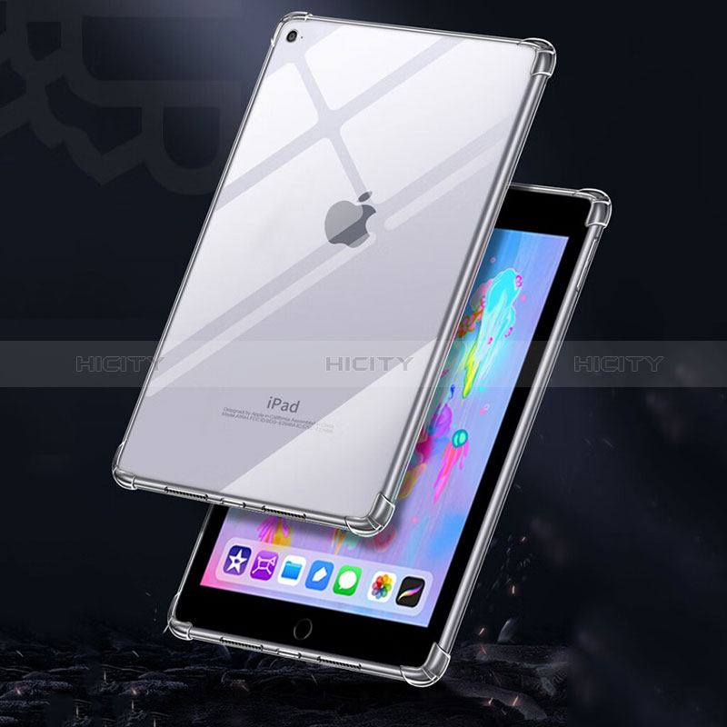 Apple iPad Air用極薄ソフトケース シリコンケース 耐衝撃 全面保護 クリア透明 T03 アップル クリア