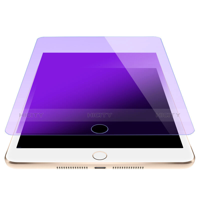 Apple iPad Air用アンチグレア ブルーライト 強化ガラス 液晶保護フィルム アップル ネイビー
