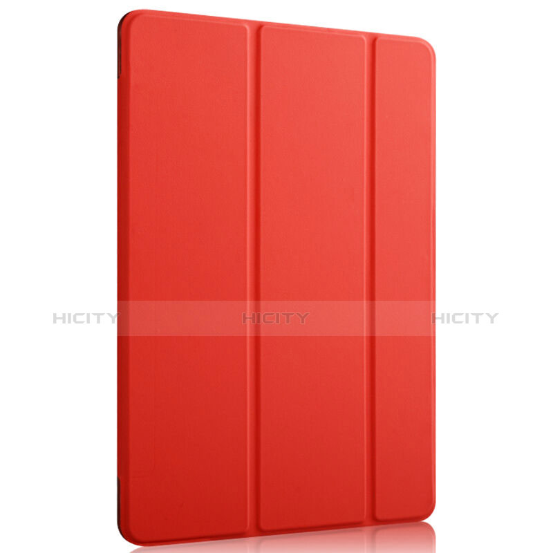 Apple iPad Mini 2用手帳型 レザーケース スタンド アップル レッド