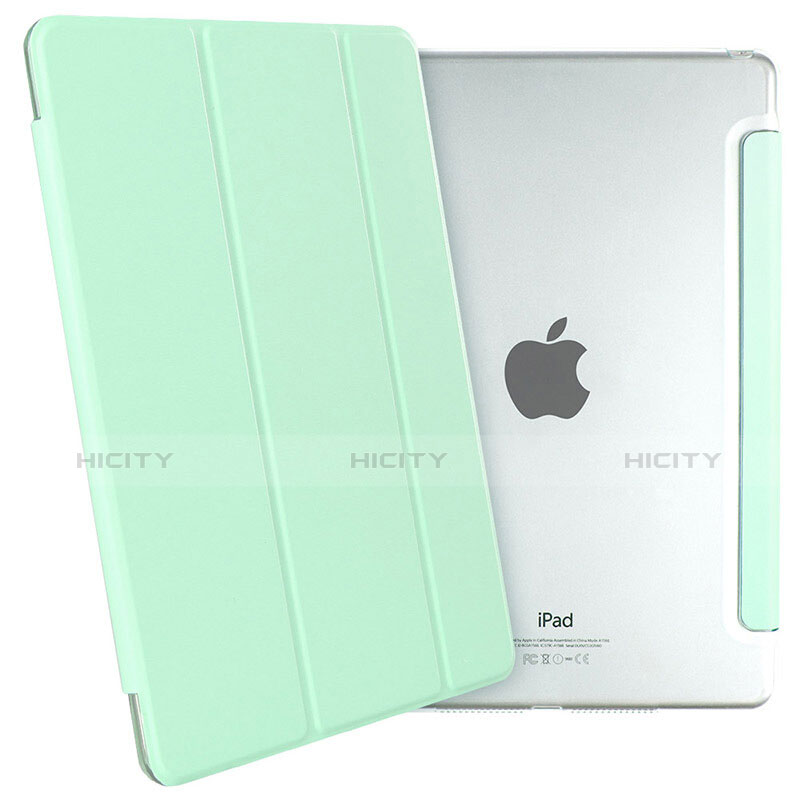 Apple iPad Mini 2用手帳型 レザーケース スタンド L06 アップル グリーン