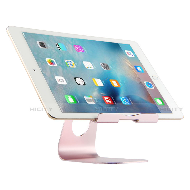 Apple iPad Mini 2用スタンドタイプのタブレット クリップ式 フレキシブル仕様 K15 アップル ローズゴールド