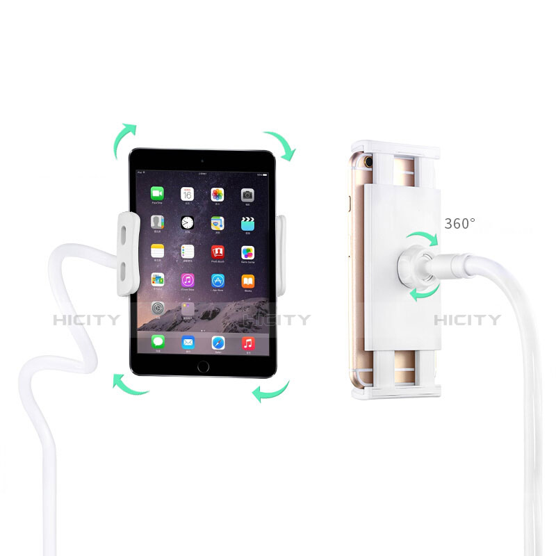 Apple iPad Mini 2用スタンドタイプのタブレット クリップ式 フレキシブル仕様 T33 アップル ローズゴールド