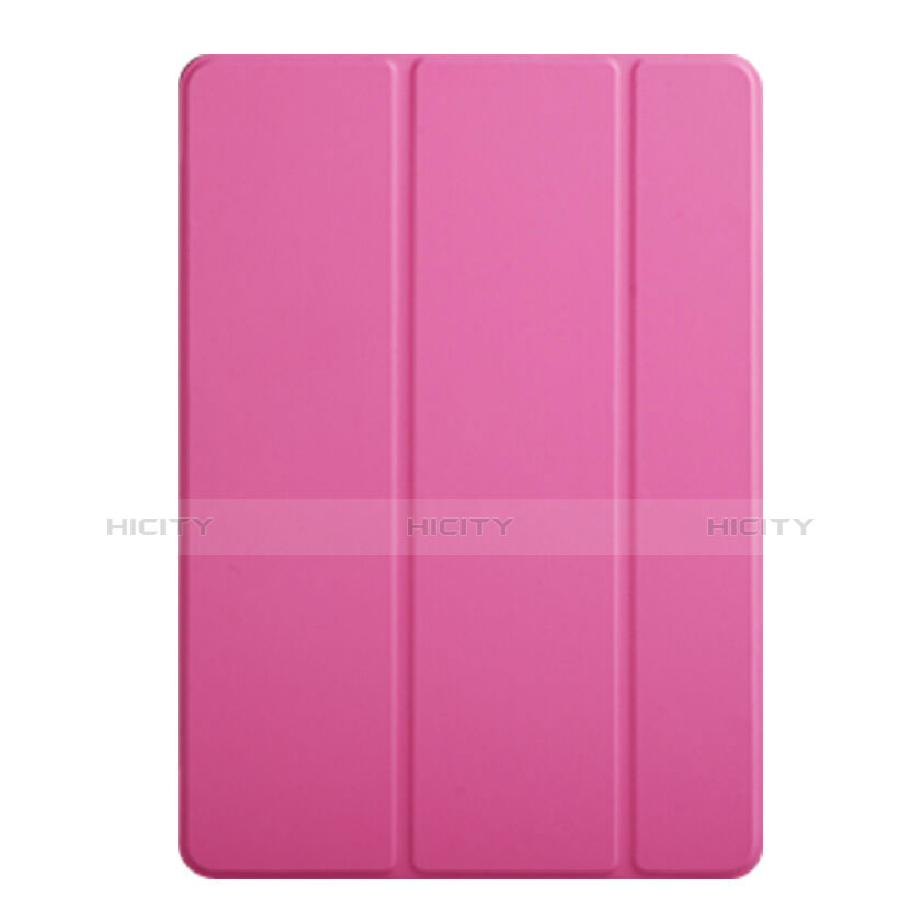 Apple iPad Mini 3用手帳型 レザーケース スタンド アップル ローズレッド