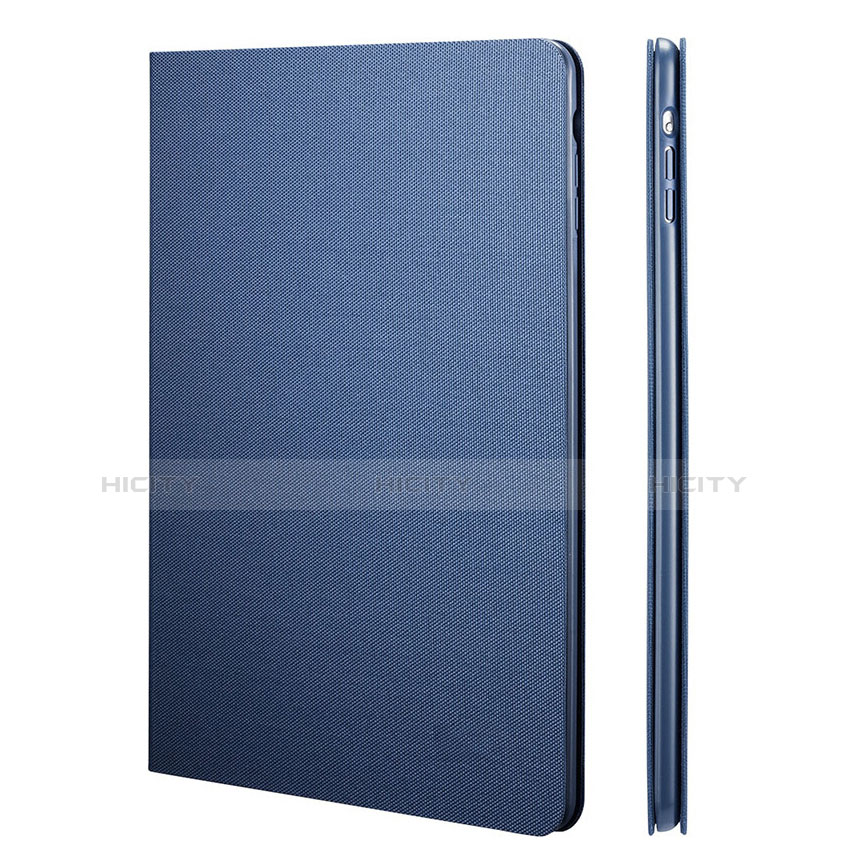Apple iPad Mini 3用手帳型 レザーケース スタンド L04 アップル ネイビー