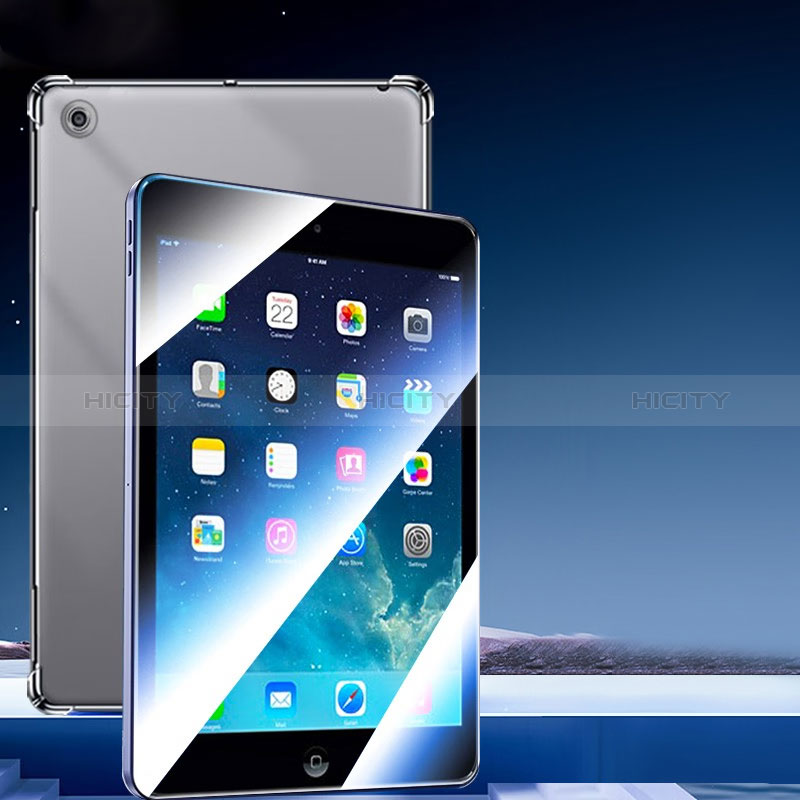 Apple iPad Mini 3用極薄ソフトケース シリコンケース 耐衝撃 全面保護 クリア透明 T03 アップル クリア