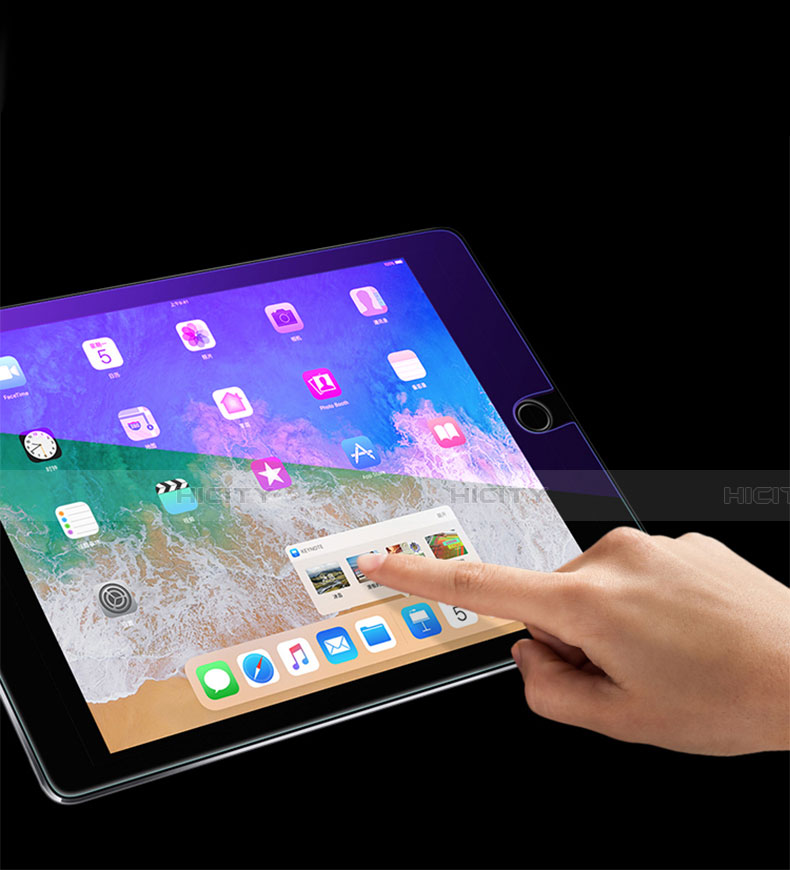 Apple iPad Mini 3用アンチグレア ブルーライト 強化ガラス 液晶保護フィルム B01 アップル クリア