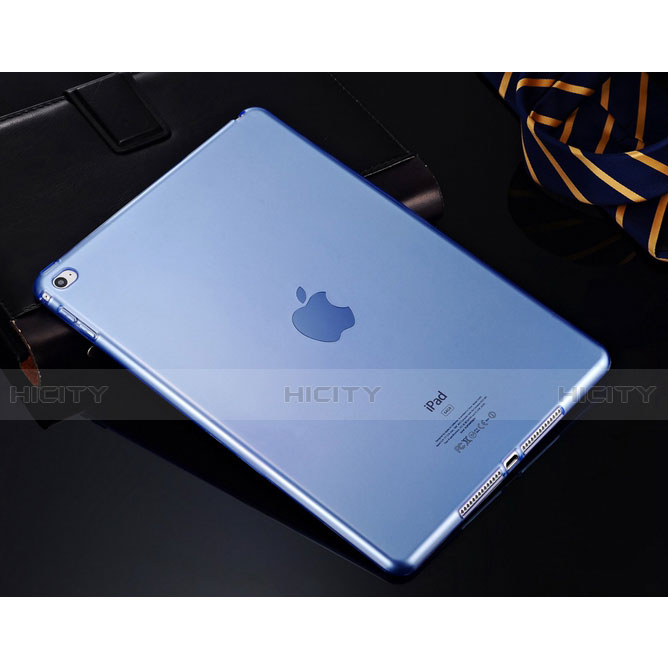 Apple iPad Mini 4用極薄ソフトケース シリコンケース 耐衝撃 全面保護 クリア透明 アップル ネイビー