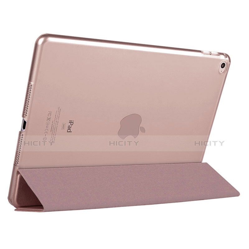 Apple iPad Mini 4用手帳型 レザーケース スタンド L05 アップル ローズゴールド