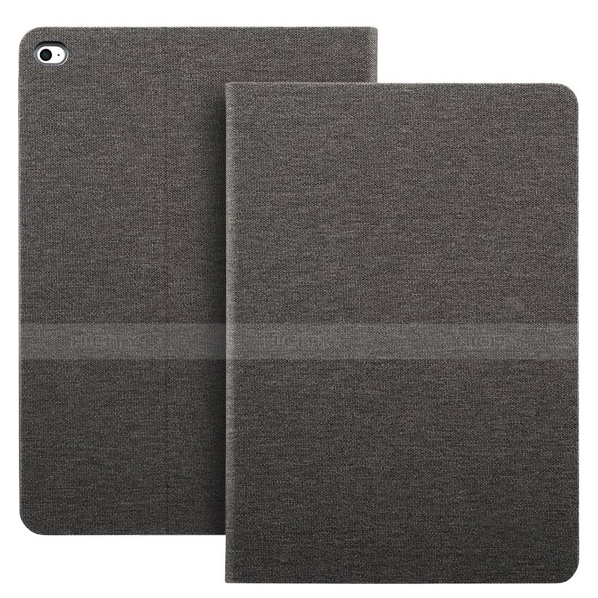 Apple iPad Mini 4用手帳型 レザーケース スタンド L01 アップル ブラック